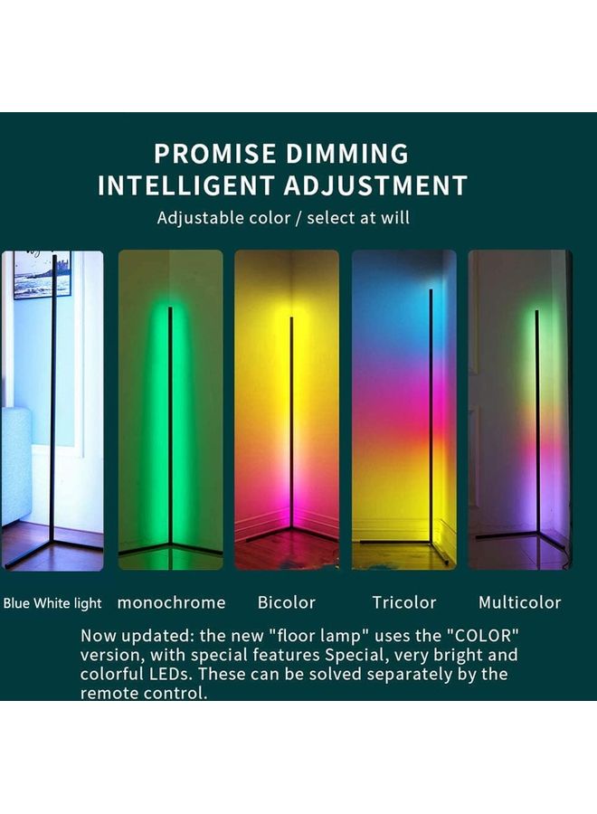 Smart RGB LED Floor Lamp,Modern Minimalism Color Changing LED Dimmable Torchiere, UK Plug, 20W Multicolour 120cm Smart RGB LED Floor Lamp,Modern Minimalism Color Changing LED Dimmable Torchiere, UK Plug, 20W Multicolour 120cm